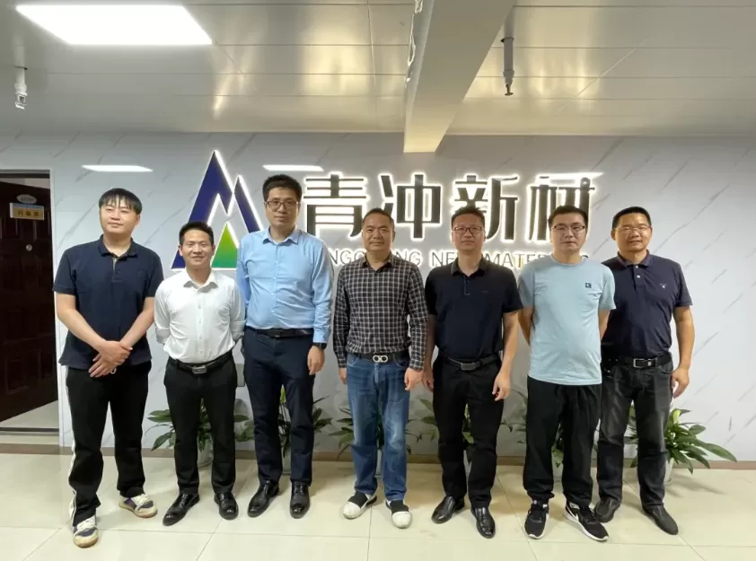 湘潭大学教授走进青冲新材，共探校企合作新机遇